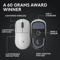 Logitech G PRO X Superlight 2 Wireless Gaming Mouse - White 🍁 All In One Marketplace Canada