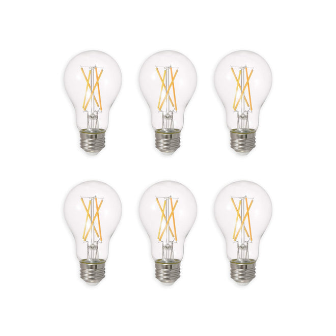 Sylvania LED TruWave Natural Series Light Bulb, 60W Equivalent, Efficient 8W A19, Medium Base, Dimmable, 800 Lumens, 2700K, Soft White, Clear - 6 Count (Pack of 1) (40806) 🍁 All In One Marketplace Canada