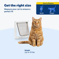 PetSafe Interior 2-Way Locking Cat Door - Indoor Pet Flap - Hides Litterbox or Food - DIY Installation 🍁 All In One Marketplace Canada