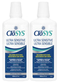 CloSYS Ultra-Sensitive Oral Rinse - Unflavored Mouthwash, Alcohol-Free, pH Balanced - Soothes Sensitivity, Eliminates Bad Breath - 32 oz, 2 pack 🍁 All In One Marketplace Canada