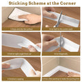 2 Rolls Caulking Tape Waterproof Self Adhesive, Kitchen & Bath Seal Caulk Strip, Self Adhesive Caulk Tape Sealant Strip for Toilet Base, Bathtub Countertop, Wall Floor, with Sealing Tool (126 X 1.5In) 🍁 All In One Marketplace Canada