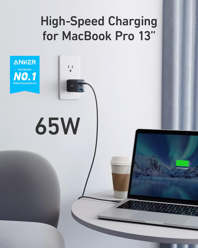 Anker USB C Charger Block(Nano II 65W), iPhone Charger 3-Port Fast Foldable, Wall Charger for iPhone 17/16/16 Pro, MacBook Pro/Air, iPad Pro, Galaxy S20, Dell XPS 13, Note 20/10+, Steam Deck, and More 🍁 All In One Marketplace Canada
