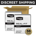Depend Real Fit Adult Incontinence Underwear for Men, Maximum Absorbency, S/M, Black, 56 Count 🍁 All In One Marketplace Canada