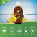 Nature's Way NutraSea Omega 3 Fish Oil Liquid Supplement – Zesty Lemon Flavour, Non-GMO – Heart & Brain Support for Adults and Kids Ages 1+ – 1250mg EPA & DHA, 200 mL 🍁 All In One Marketplace Canada