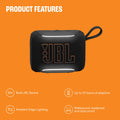 JBL Go 5 - Ultra-Portable Waterproof & Drop-Proof Speaker with JBL Legendary Sound & Ambient Edge Lighting, AirTouch Instant Stereo Pairing or Link Multiple Compatible Speakers via Auracast™ (Red) 🍁 All In One Marketplace Canada