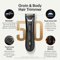 MANSCAPED® The Lawn Mower® 5.0 ULTRA Groin & Body Hair Trimmer – Dual-Head SkinSafe® Trimmer & Foil Blades, Waterproof Wet/Dry Groomer, USB-C Rechargeable with Travel Case, Men’s Ball Shaver, Black 🍁 All In One Marketplace Canada