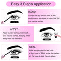 Lash Extension Kit 20D+40D Clusters With Bond and Seal - Waterproof DIY Eyelash Extension Set With Tweezers (Set 20D/40D-0.07D-9-16Mix) 🍁 All In One Marketplace Canada
