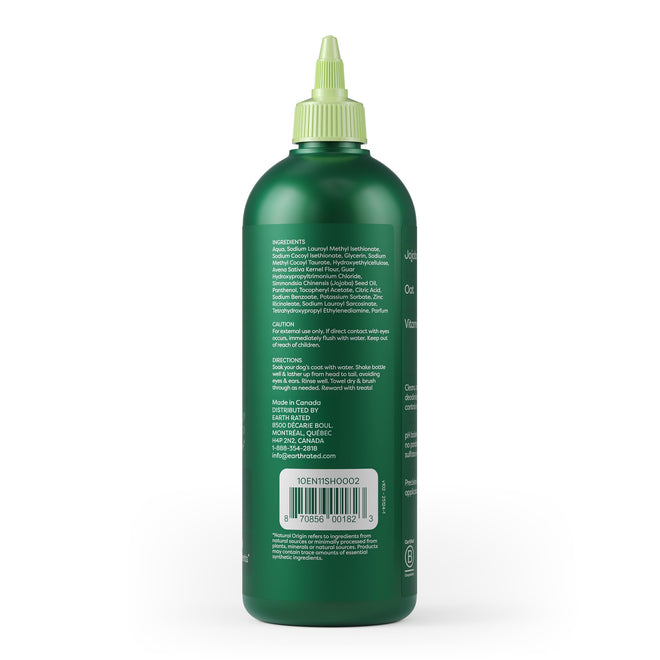 Earth Rated (A Canadian Company), 3-in-1 Detangling Dog Shampoo and Conditioner, Deodorizing Oatmeal Shampoos for Dogs and Puppies, Great for Smelly Pets, White Tea and Basil Scent, 473 ml 🍁 All In One Marketplace Canada