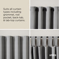 Umbra Twilight Curtain Rod Set – Wrap Around Design Ideal for Blackout or Room Darkening Panels, 30 to 84 Inches, Black 🍁 All In One Marketplace Canada