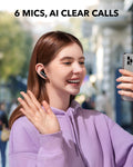 soundcore P40i by Anker, Noise Cancelling Wireless Earbuds, Adaptive Noise Cancelling to Environments, Heavy Bass, 60H Playtime, 2-in-1 Case and Phone Stand, IPX5, Wireless Charging, Bluetooth 5.3 🍁 All In One Marketplace Canada