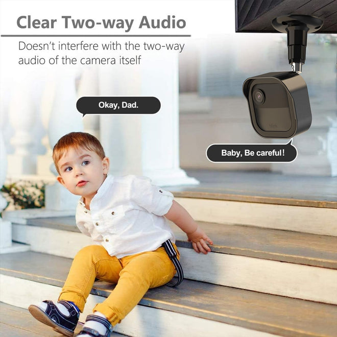 All-New Blink Camera Mount for Outdoor 4/2K+, 3 Pack Protective Cover and 360 Degree Adjustable Mounting Bracket, Blink Sync Module Outlet Mount (Black) 🍁 All In One Marketplace Canada
