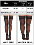 RSLOVE Women's Lace Top Thigh High Sheer Stockings Antiskid Silicone Ultra Shimmery Pantyhose Black One Size 🍁 All In One Marketplace Canada