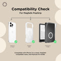 PopSockets Phone Grip for MagSafe with Kickstand, Magnetic Stand, Swappable Top, Secure Hold for iPhone MagSafe Cases, Phone & Tablet Grip - Black 🍁 All In One Marketplace Canada