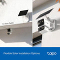 Tapo 2K Dual Lens 360° Pan/Tilt Security Battery Camera Wireless w/Solar Panel, 165° Wide View + 6mm Telephoto, Free Person/Vehicle Detection, SD/Cloud Storage, Works w/Alexa & Google (Tapo C645D KIT) 🍁 All In One Marketplace Canada