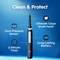 Oral-B iO Series 3 Limited Electric Toothbrush with (2) Brush Heads, Rechargeable, Icy Blue 🍁 All In One Marketplace Canada