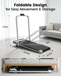Yagud Walking Pad with 8% Incline, 3 in 1 Treadmill for Home & Office, 2.5HP Under Desk Treadmill with Handle, Portable Treadmill with Remote Control & Led Display, No Installation 🍁 All In One Marketplace Canada