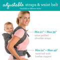 Infantino Flip 4-in-1 Baby Carrier Convertible Ergonomic, Gray 🍁 All In One Marketplace Canada
