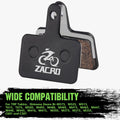 Zacro 4 Pairs Bike Brake Pads, Ceramic Bicycle Disc Brake Pads Fit for Tektro Shimano TRP Deore Br-M575 B01s Mt200 M525 M515 T615 T675 M505 M495 M486 M485, Mountain MTB Ebike Brake Pads Replacement 🍁 All In One Marketplace Canada