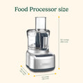 Cuisinart Elemental 8-Cup (2L) Food Processor, 350W, Silver (FP-8SVEC) 🍁 All In One Marketplace Canada