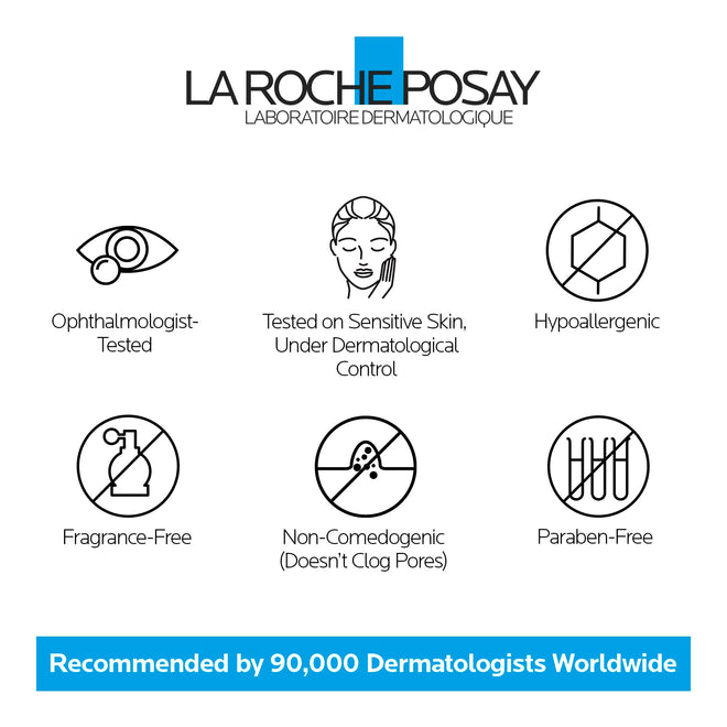 La Roche-Posay Eye Cream for Sensitive Skin, Toleriane Dermallergo Eye Cream, Intense Soothing Care with Shea Butter and Glycerin, Allergy Tested & Fragrance Free, 20ml 🍁 All In One Marketplace Canada