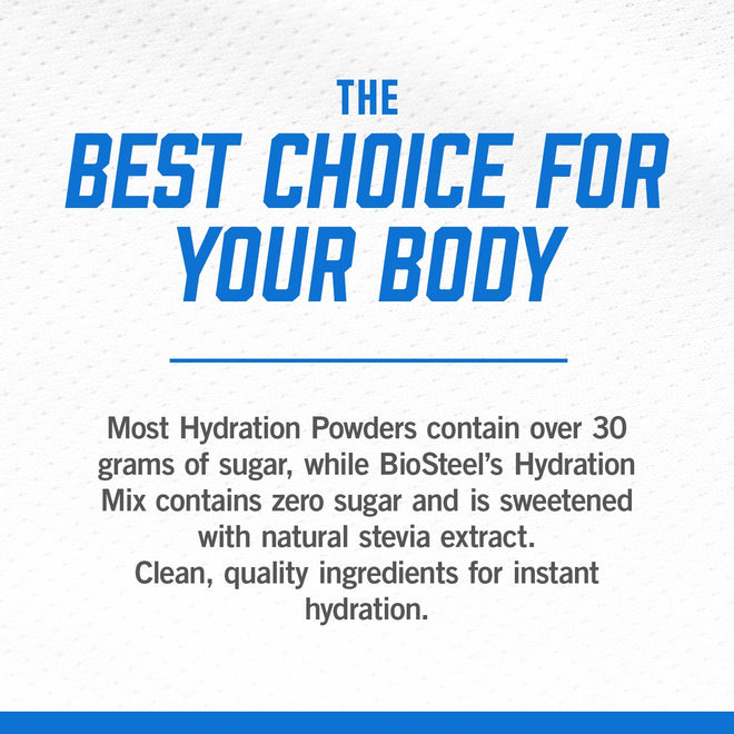 BioSteel Electrolyte Hydration Mix, Blue Raspberry, 12 Sticks, Zero Sugar 🍁 All In One Marketplace Canada