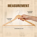 Utopia Home Premium Wooden Hangers 20 Pack - Heavy Duty & Durable Coat Hanger - Wood Hanger with 360-Degree Rotatable Hook - Clothes Hangers with Non-Slip Shoulder Notches For Shirts & Coats (Natural) 🍁 All In One Marketplace Canada
