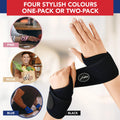 Doctor Developed Premium Copper Lined Wrist Support/Wrist Brace/Hand Support/Strap [single] & Doctor Handbook— Relieve Wrist Injuries, Arthritis, Sprains (Wrist Brace - Medium) 🍁 All In One Marketplace Canada
