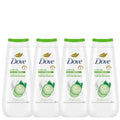 Dove Refresh Body Wash Cucumber & Green Tea 24H Freshness, 325mL, 4-Pack 🍁 All In One Marketplace Canada