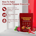 Cayenne Pepper - Cayenne Pepper Capsules | Resealable Package | 300 Softgels / 1 Bag B 🍁 All In One Marketplace Canada