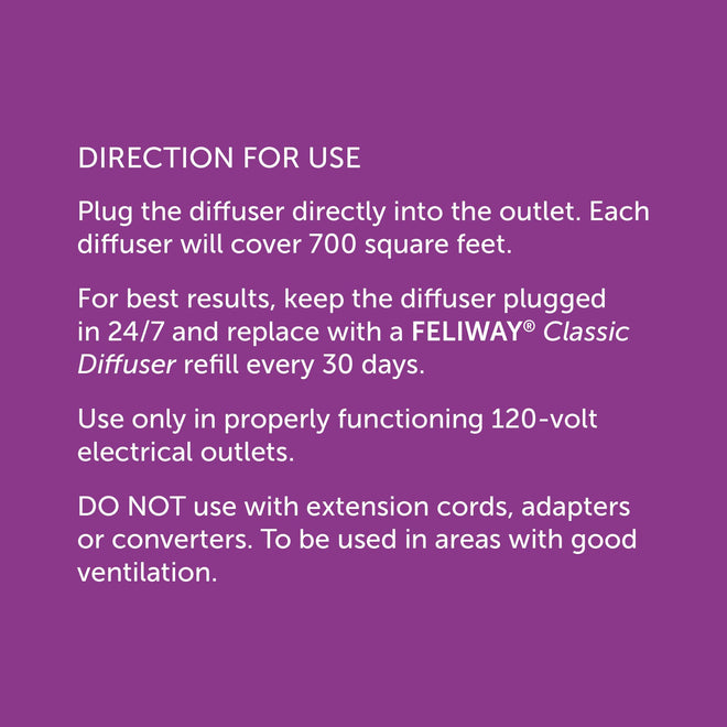 FELIWAY Classic Diffuser Refill Value Pack, Promotes Calmness in Cats & Kittens, VHP Registered NN.P4B8, includes 3 Refills, Lasts 90 Days, Cat Calming Pheromones, 3 x 48ml 🍁 All In One Marketplace Canada