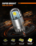 SEALIGHT 194 LED Bulbs 6000K White, 168 2825 T10 W5W 3030 Bright LED Chips, Dome Light, Map Light, Door Light, Courtesy Light, License Plate Light, Pack of 10 🍁 All In One Marketplace Canada