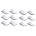 Fruit of the Loom mens 12 Pair Pack Dual Defense Cushioned Socks, White/Grey, 6-12 🍁 All In One Marketplace Canada