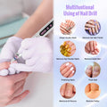 Denabuty Cordless Electric Nail Drill Machine, 13 in 1 Nail File Kit 35000RPM Professional Portable Rechargeable E File for Acrylic Polish Gel Removal Manicure Pedicure Set with 5 Speeds DN-2402 🍁 All In One Marketplace Canada