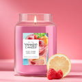 Yankee Candle Large Jar Scented Candle with up to 150 Hour Burn Time, Premium Plant Wax Blend for Cleaner Consistent Burn and Room Filling Fragrance, 22 oz, Iced Berry Lemonade 🍁 All In One Marketplace Canada
