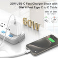 iPhone 17 16 15 Charger,3 Pack 20W USB-C Fast Wall Charger with 6ft USB C to USB C Cable for iPhone 17/16/16 Pro Max/16 Plus/15/15 Pro Max/15 Plus/iPad Air/iPad and More 🍁 All In One Marketplace Canada