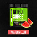 NITROSURGE Pre Workout Supplement - Endless Energy, Instant Strength Gains, Clear Focus, Intense Pumps - Nitric Oxide Booster & Preworkout Powder with Beta Alanine - 30 Servings, Watermelon 🍁 All In One Marketplace Canada