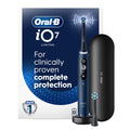 Oral-B iO Electric Toothbrush, Deep Clean + Protect, Rechargeable, Sapphire Blue with Visible Pressure Sensor, 5 Cleaning Settings, 2 Min Timer, a iO Series 7 Toothbrush, 2 Replacement Brush Heads, and Charging Travel Case 🍁 All In One Marketplace Canada