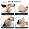 EooCoo Case Compatible with MacBook Air 13 inch M5 M4 M3 M2 2026-2022 A3449 A3240 A3113 A2681, 13.6" Hard Case Cover & Keyboard Skin & Screen Protector for Laptop Air 13.6 inch - Crystal Clear 🍁 All In One Marketplace Canada