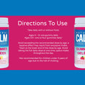 Natural Calm Magnesium Gummies (Raspberry Lemon Flavour), 120 Count - Chewable - Fast Absorbing - Relaxing - Vegan, Gluten-free, Ages 4 and up 🍁 All In One Marketplace Canada