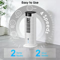 Portable Air Conditioner,1000ML Tower Fan with Remote,4-IN-1 Evaporative Air Cooler with 3 Wind Speeds&Turbo Mode,2 Mist,10H Timer,90° Oscillation Portable AC for Home,Office 🍁 All In One Marketplace Canada