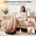 Medcursor Electric Shiatsu Foot Massager Machine with Soothing Heat, Deep Kneading for Foot Pain and Circulation, Multi-Level Settings & Air Compression, for Home or Office Use 🍁 All In One Marketplace Canada