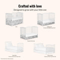 Dream On Me Chelsea 5-In-1 Convertible Crib In White, 4 Mattress Height Positions, Non Toxic Finish, JPMA Certified, Made Of Sustainable And Sturdy Pinewood 🍁 All In One Marketplace Canada