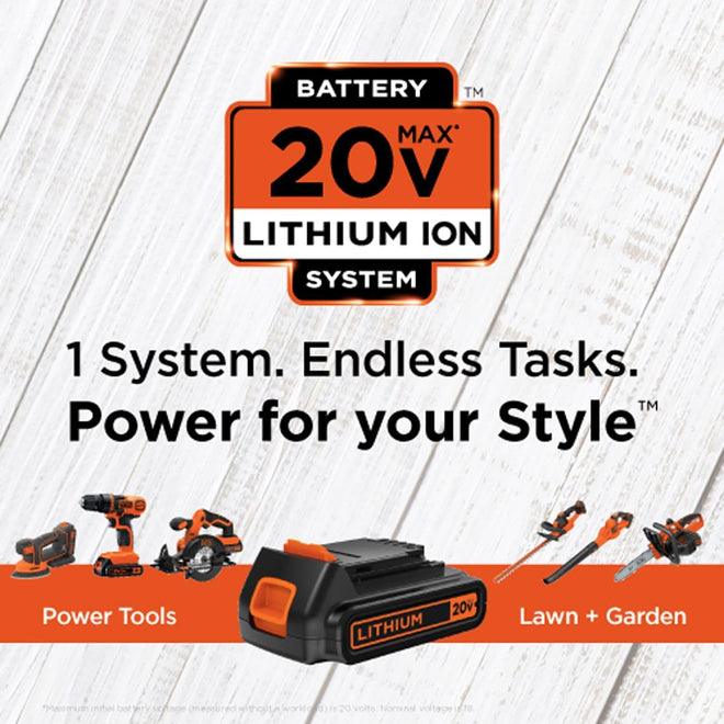BLACK+DECKER 20V Max Drill & Home Tool Kit, 68 Piece (LDX120PK) 🍁 All In One Marketplace Canada