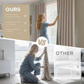 Joydeco Blackout Curtains 2 Panels - Natural Linen Curtains 84 Inch Long, Thermal Insulated Linen Light Blocking Drapes, Rod Pocket & Back Tabs, Darkening Privacy for Living Room Bedroom 🍁 All In One Marketplace Canada