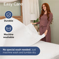 King 4 Piece Sheet Set - Comfy Breathable & Cooling Sheets - Hotel Luxury Bed Sheets for Women & Men - Deep Pockets, Microfiber, Extra Soft and Wrinkle Free Sheet - Antique White Oeko-Tex Bed Sheets 🍁 All In One Marketplace Canada