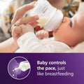 Philips Avent Natural Baby Bottle with Natural Response Nipple (Slow Flow, Flow 2), 4oz, 3-pack, SCY900/03 🍁 All In One Marketplace Canada