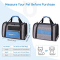 BurgeonNest Cat Carriers for Medium Cats Under 25 lbs, Pet Carrier for Cats with Unique Side Bag,Top Load Small Pet Carrier Soft-Sided Escape Proof with 4 Ventilated Windows 🍁 All In One Marketplace Canada