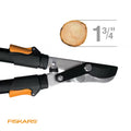 Fiskars Power-Lever Extendable Lopper, 2X Cutting Power, Precision-Ground Blade, 25"-37", Black & Orange 🍁 All In One Marketplace Canada