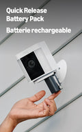 Ring Spotlight Cam Plus, Battery | Two-Way Talk, Colour Night Vision, and Security Siren - Black 🍁 All In One Marketplace Canada