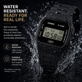 Casio F-91WB Series | Men's Digital Watch | Environmentally Friendly Bio-Based Resin | Alarm | Date Indicator | 7-Year Battery, Black 🍁 All In One Marketplace Canada